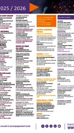 Info solidarité hiver - contact utiles