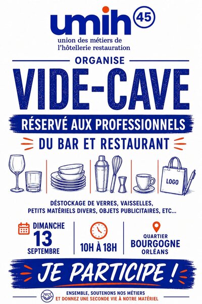 Premier vide-cave des restaurateurs