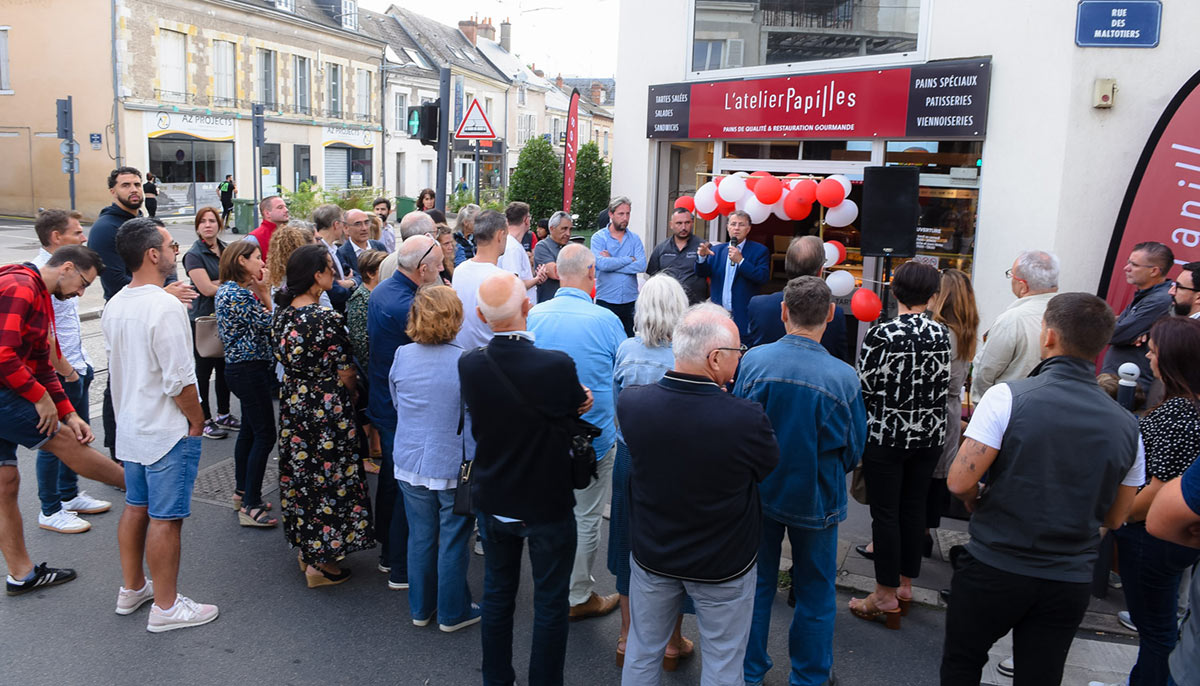 Inauguration de l'Atelier Papilles rue des Maltotiers